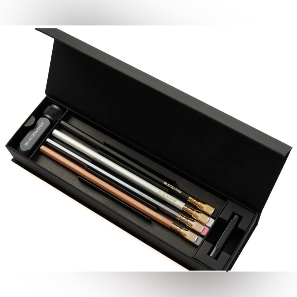 NIB! MADE IN JAPAN! ULTIMATE PENCIL SET IN WOODEN BOX W/ 4 CREATORS, ARTISTS… - Picture 4 of 7